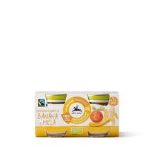 Cargar imagen en el visor de la galería, Puré de plátano y manzana ecológico - 2 tarritos - BF160BM
