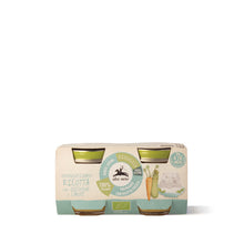 Cargar imagen en el visor de la galería, Puré de ricotta con calabacín y zanahoria biológico - 2 tarritos-BFRI160