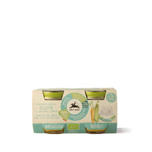 Cargar imagen en el visor de la galería, Puré de ricotta con calabacín y zanahoria biológico - 2 tarritos-BFRI160