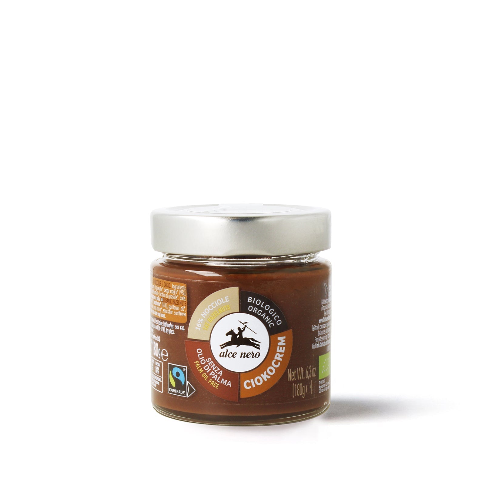 Ciokocrem - crema de avellanas para untar ecológica - CREM180