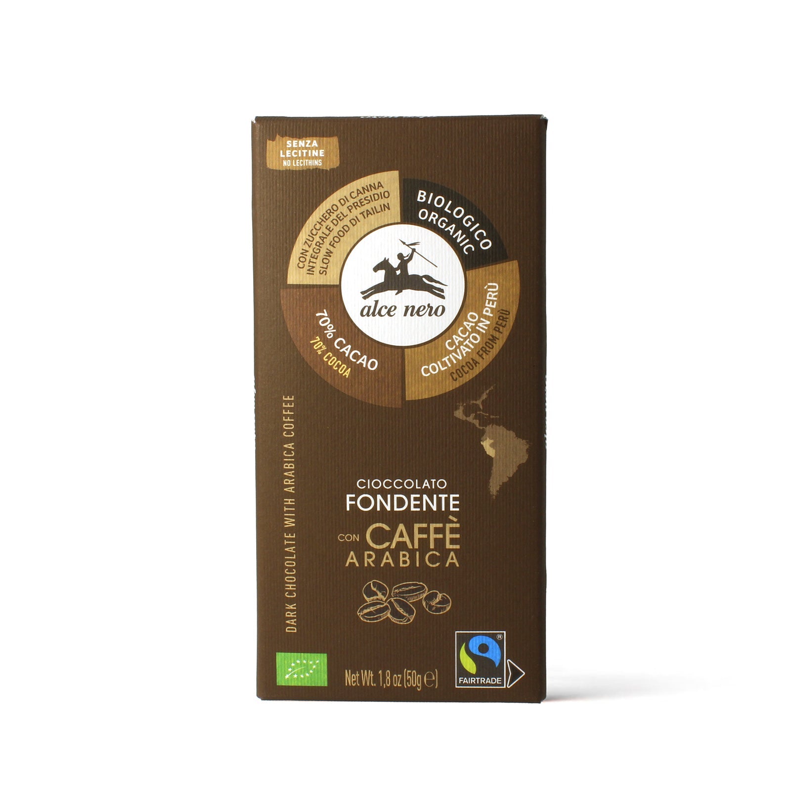 Chocolate negro 70% con café - CFC050