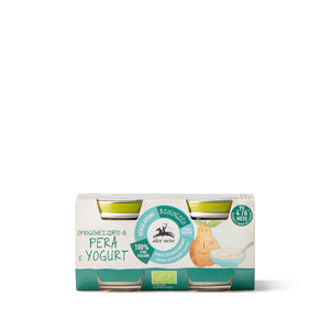 Puré de pera y yogur ecológico - 2 tarritos - BF160PY