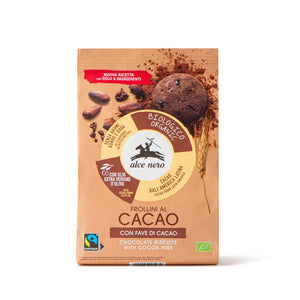 Galletas de cacao con semillas de cacao ecológicas - FR250