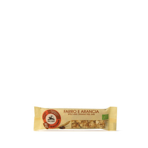 Barrita de espelta y naranja con chocolate ecológica - BAR022AC